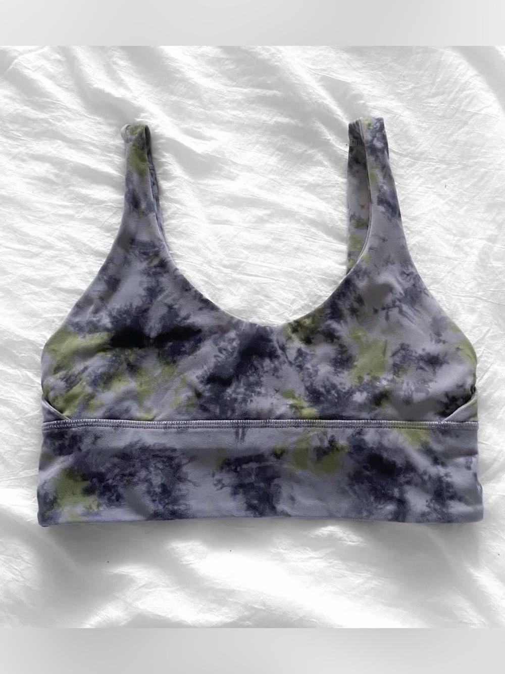 Lululemon Align Bra in Radial Tie Dye Gray size 6